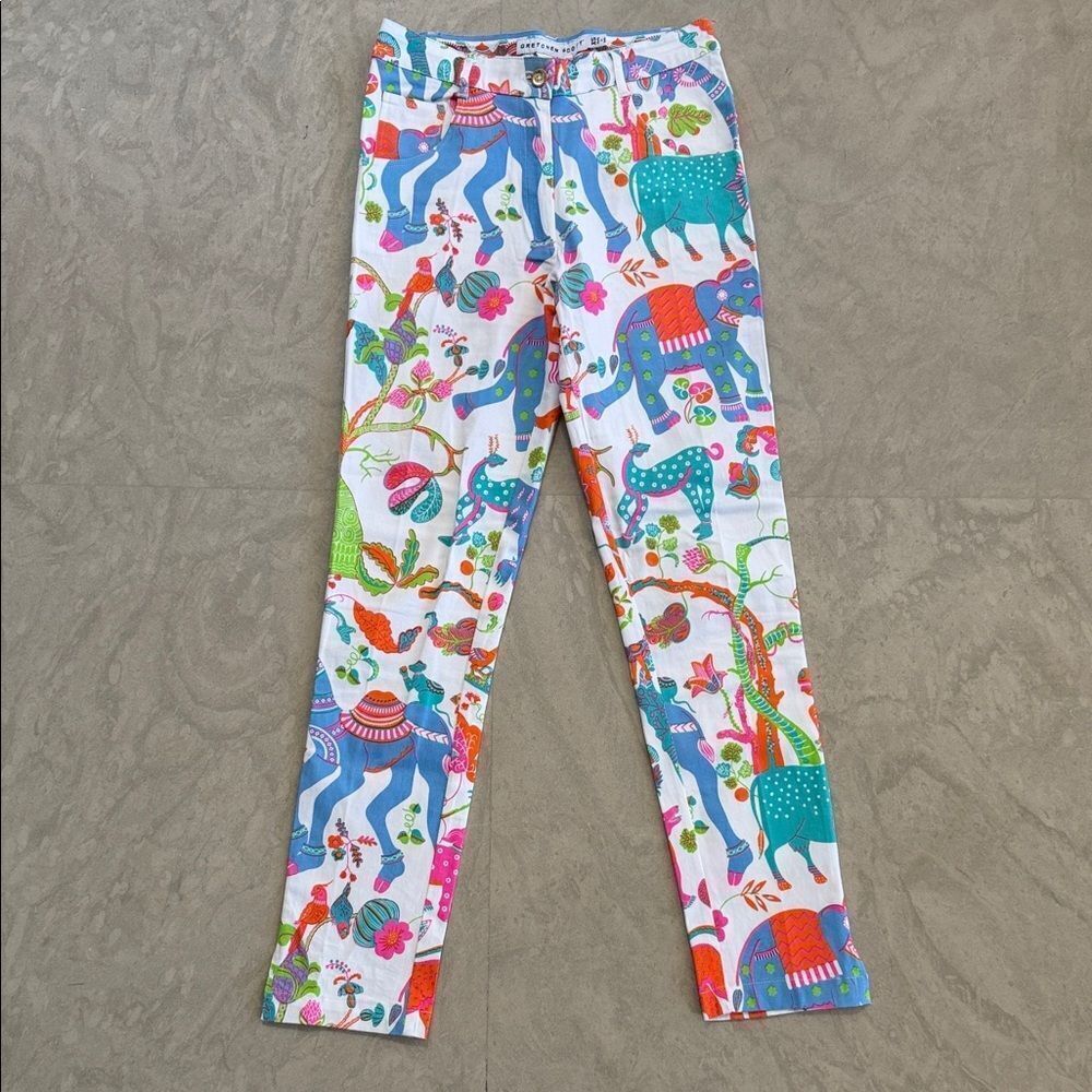 Vintage Gretchen Scott animal Print pants
